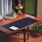 Dacasso Navy Blue Bonded Leather 36" x 17" No Core Rollable Desk Mat/Pad PR-5049 - alternate 2